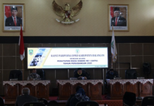 DPRD Kabupaten Balangan menggelar rapat paripurna penutupan masa sidang I tahun 2020