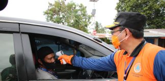 Dua hari penerapan PSBB, Setda Banjar bersama Dandim 1006/Martapura lakukan Check poin