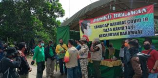 Evaluasi PSBB Batola, Wakil Bupati H. Rahmadian Noor, keliling Kecamatan Barambai dan Wanaraya