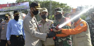 Polres Barito Kuala menginisiasi apel pesiapsiagaan penanggulangan karhutla 2020