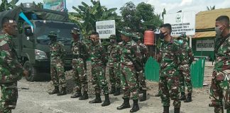 Kegiatan TMMD 108 Tabunganen, dapat tambahan personil satgas