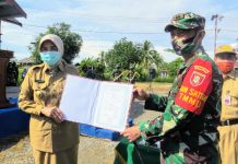 Bupati Barito Kuala Hj.Noor Miliyani AS, resmi buka TMMD ke 108 tahun 2020