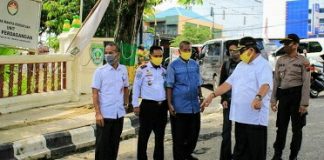 Renovasi Pasar S. Lewan Paringin, siap ditempati pedagang buah