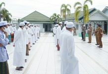 Gugus Tugas Covid-19 Balangan, terus sosialisasikan pentingnya protokol kesehatan, salah satunya kepada para santri