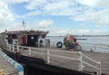 Kendati dermaga jasa penyebarang Banjar Raya dibuka, tetap sepi penumpang