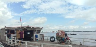 Kendati dermaga jasa penyebarang Banjar Raya dibuka, tetap sepi penumpang