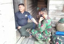 Cuaca ekstrem, anggota satgas TMMD lakukan cek rutin kesehatan