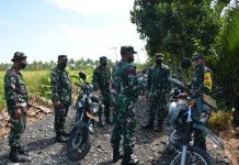 Tim Wasev Brigjen TNI Makmur Umar, puji hasil kerja satgas TMMD Kodim 1005/ Marabahan