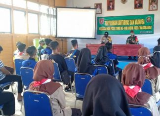 Cegah penyalahgunaan narkoba, Satgas TMMD berikan penyuluhan kepada warga