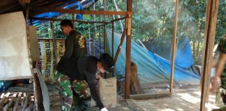Satgas TMMD Kodim 1006/Martapura, bedah rumah tak layak huni milik warga Biih Karang Intan