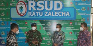 Danlanud Syamsudin Noor, salurkan bantuan ADP untuk RSUD Ratu Zalecha Martapura