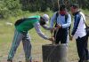 Peringati hari konservasi alam DLH Balangan, tanam pohon di areal ruang terbuka hijau