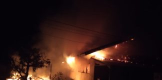 Kebakaran Ulu Benteng, haguskan sebuah rumah warga dan bangunan SD