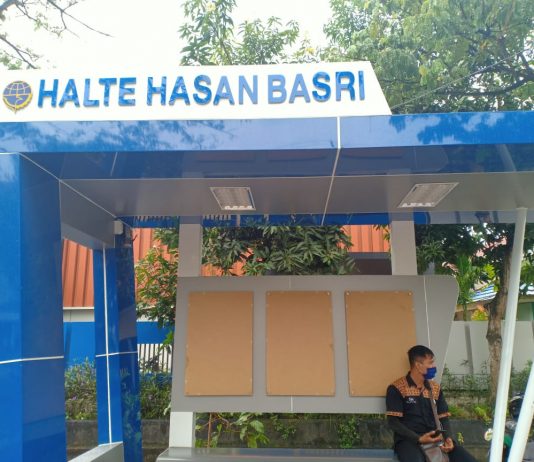 Tingakatkan layanan penumpang, Bus Trans Banjarmasin sekarang punya halte bus baru