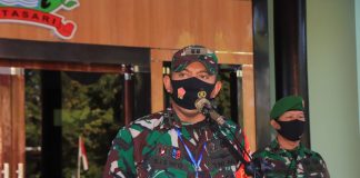 Pastikan masyarakat patuhi protokol kesehatan, TNI himbau warga pakai masker