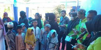 HUT pertama TRDK berbagi kebahagiaan santuni anak yatim
