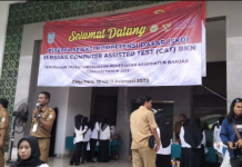 Peserta yang tidak hadir saat berlangsung tes SKB , dianggap mengundurkan diri