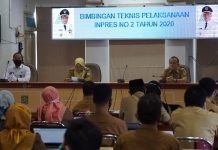 Pemkab Balangan Bersama BNNK menggelar bimbingan teknis P4GN