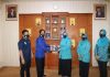 Gebrak Masker, TP PKK Banjar bagikan 20 ribu lebih masker gratis
