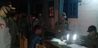 Tim gabungan gelar razia masker di terminal Handil Bakti, 16 orang kedapatan tak gunakan masker