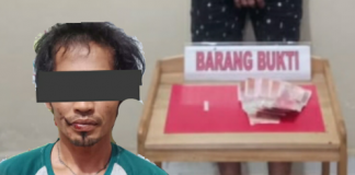 Pria ini diamankan Polisi karena kedapatan menyimpan yang diduga narkoba jenis sabu