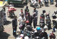 Petugas gabungan gelar razia lokasi parkir beserta juru parkir liar