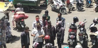 Petugas gabungan gelar razia lokasi parkir beserta juru parkir liar