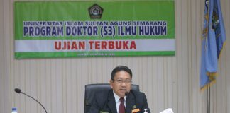 Angkat soal rekontruksi hukum perjanjian kontrak kerja di pemerintahan, Mokhammad Hilman raih gelar Doktor