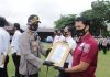 Kapolres Banjar berikan reward kepada sejumlah anggota berprestasi dalam bertugas