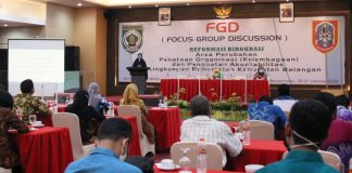 Gelar FGD, Bagian Organisasi Setda Balangan siapkan review tatanan struktur SKPD