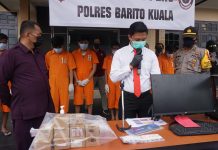 Komplotan penyebar konten pornografi di Tamban,di gulung polisi