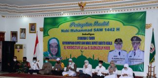 Bupati Batola bersama ASN gelar peringatan maulidurasul 1442 H dan syukuran