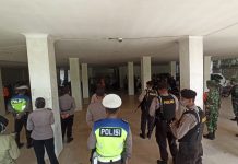 Ratusan aparat gabungan diturunkan dalam debat publik Pilkada Balangan 2020