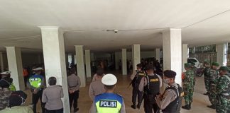 Ratusan aparat gabungan diturunkan dalam debat publik Pilkada Balangan 2020