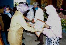 30 pasangan terima dokumen isbath nikah, bupati Noormiliyani ingin tingkatkan pelayanan publik