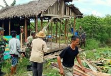 Kodim 1005 Marabahan, bedah RTLH milik Ami warga Sei Kambat