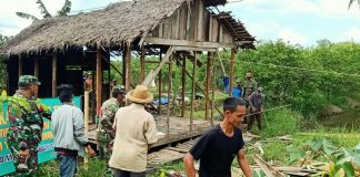Kodim 1005 Marabahan, bedah RTLH milik Ami warga Sei Kambat