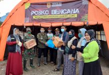 Tim relawan gabungan, salurkan bantuan logistik bagi warga terdampak banjir di Liang Anggang