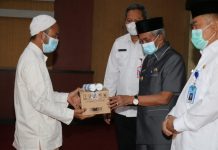 Pemkab Banjar berikan bantuan peralatan pencegahan covid-19 ke Pondok Pesantren