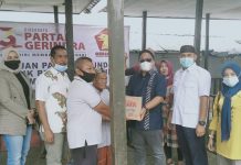 Bantuan logistik dari DPP Gerindra mulai disalurkan ke warga korban banjir