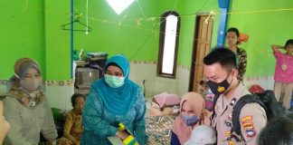 TP PKK Banjar, salurkan bantuan sembako ke Posko Pengungsian Gudang Tengah