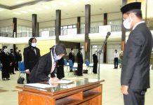 Jelang pembelajaran tatap muka Juli mendatang, Wabup Batola lantik 72 Kepala Sekolah