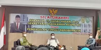 Sekretaris Mahkamah Agung RI kunjungi Pengadilan Tinggi Banjarmasin