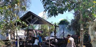 Ditinggal keluar rumah, api hanguskan tempat tinggal Siti Rahmah