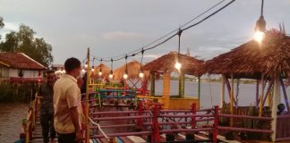 Manjakan lidah, Wakil Bupati Batola berbuka puasa di Warung Gusung