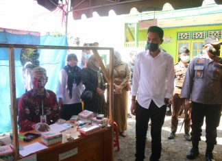 Bupati Banjar, pantau pelaksanaan Pilkades serentak Desa Pingiran dan Sungai Alai