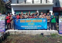 Satlantas Polres Batola berikan penyuluhan kepada anggota Damkar dan BPK