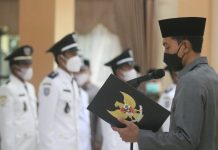 Saidi Mansyur lantik 140 Pambakal hasil pilkades serentak 2021