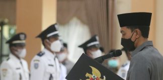 Saidi Mansyur lantik 140 Pambakal hasil pilkades serentak 2021