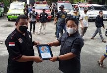 Ketua DPRD Banjar melepas bantuan logistik untuk korban kebakaran Alalak